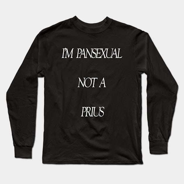 PansexualPrius Long Sleeve T-Shirt by NegovansteinAlumni